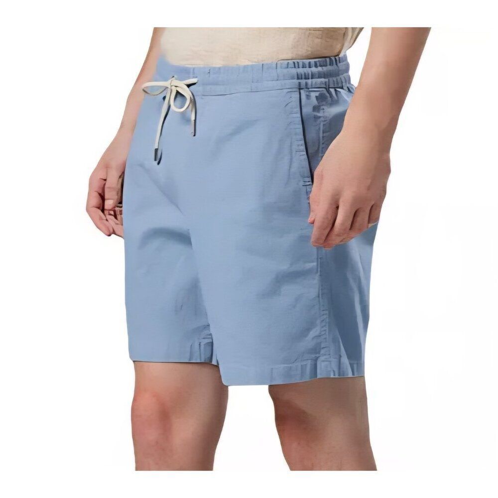 New NN07 - XXL Gregor Ashley Blue Regular‎ Fit Drawstring Shorts Mens $165